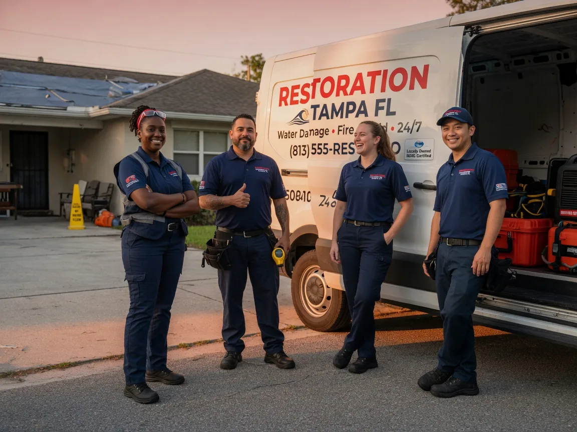 Water Damage Restoration company in North Henderson, IL